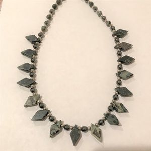 Green Diamond Stone Necklace